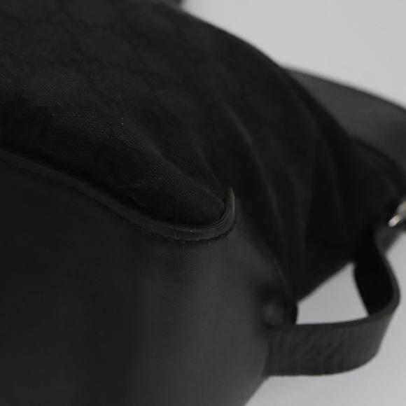 GUCCI GG Canvas Hand Bag Black Silver 106251 Auth 103342 - Picture 14 of 16